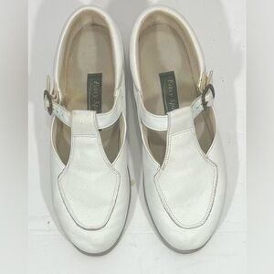 EASY SPIRIT WOMENS WHITE DEVA HONEYDEER SIZE 7 SHOES